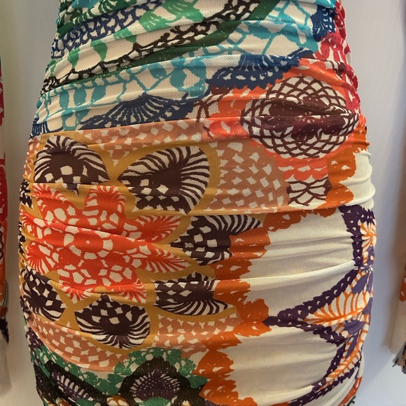 AFRM multicolored mesh dress XS - Picture 4 of 5